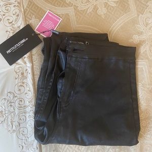 Pretty Little Thing Black Leather Pants